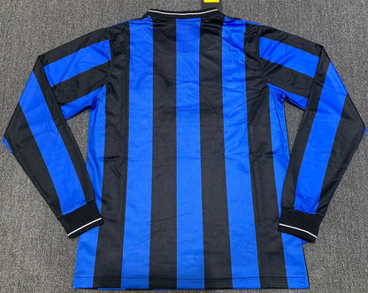 09/10 Inter Home Long Sleeve Retro Jersey