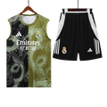 25/26 Real Madrid Black & Green Vest Kit