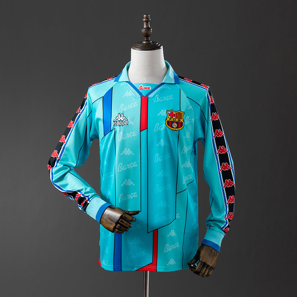 95/97 Barcelona Away Retro Long Sleeve Jersey