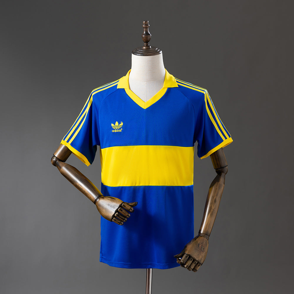 85/86 Boca Juniors Home Retro Jersey