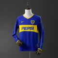 03/04 Boca Juniors Home Long Sleeve Retro Jersey