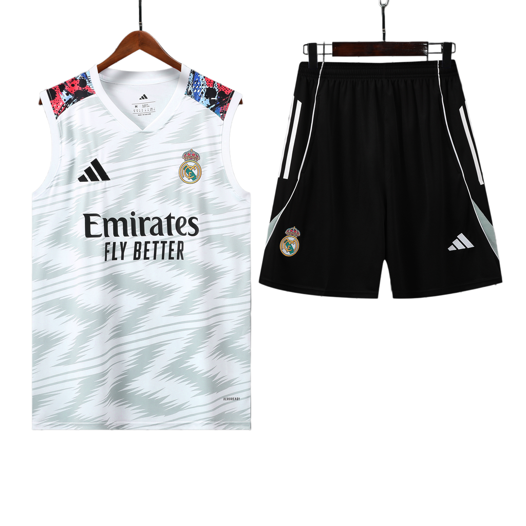 25/26 Real Madrid White Vest Kit