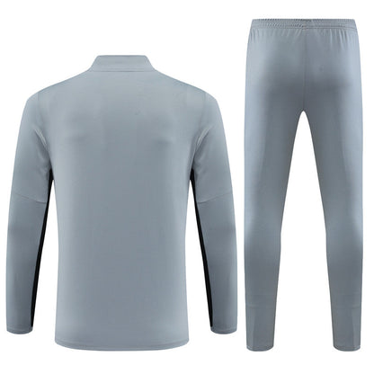 Jordan Paris Light Gray Color Style Tracksuit