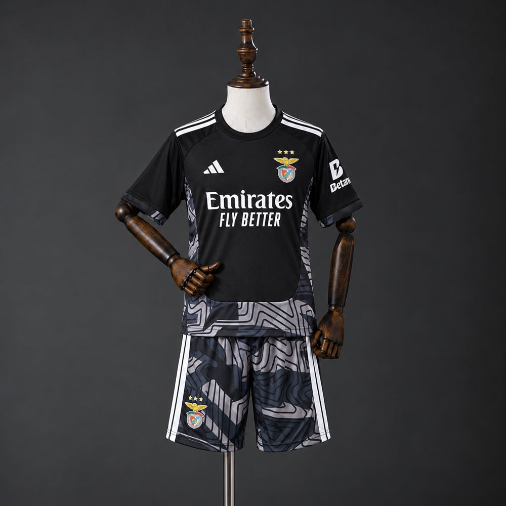 26/27 Benfica Goalkeeper Kids Kit Black