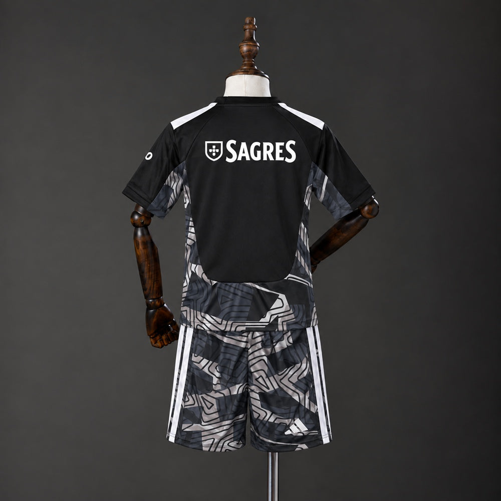 26/27 Benfica Goalkeeper Kids Kit Black