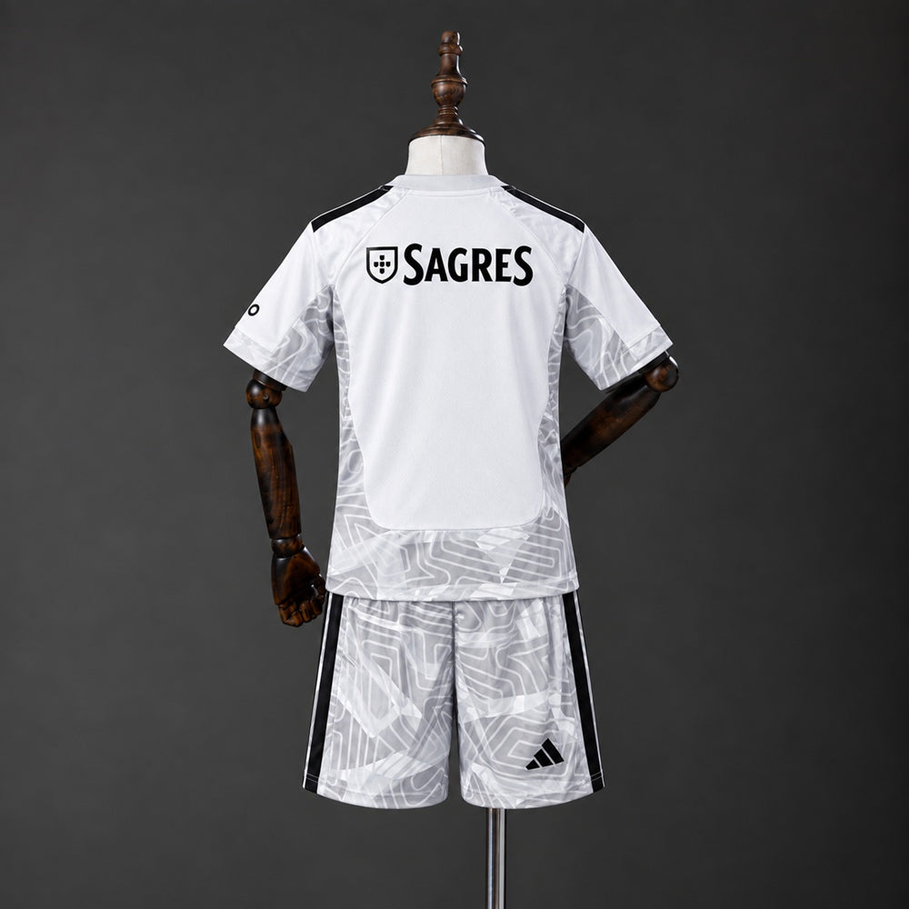 26/27 Benfica Goalkeeper Kids Kit Grey