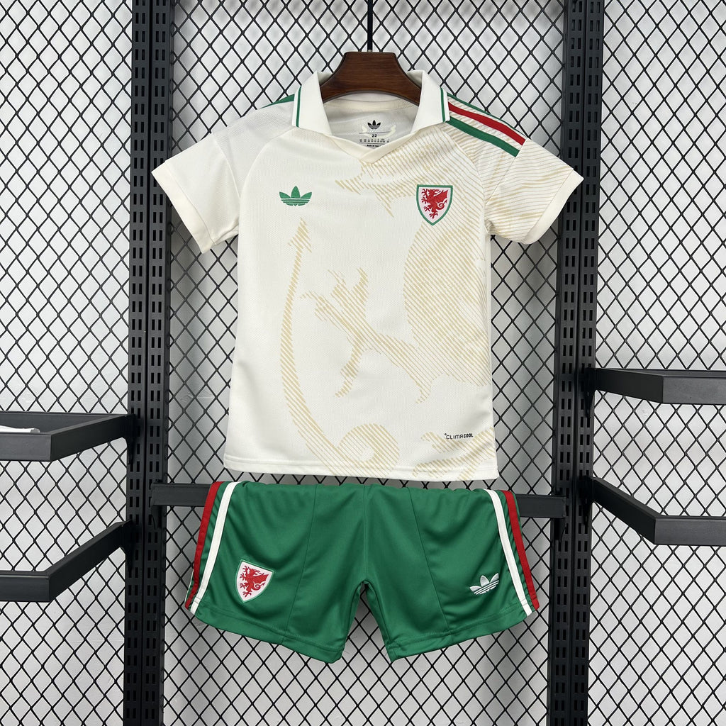 2026 World Cup Wales Away Kids Kit