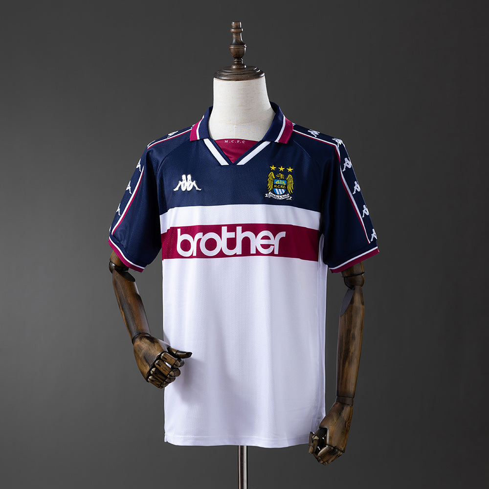 97/98 Manchester City Away Retro Jersey
