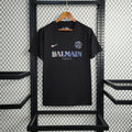 Black PSG x Balmain Collab Concept Special Edition Reflective Jersey