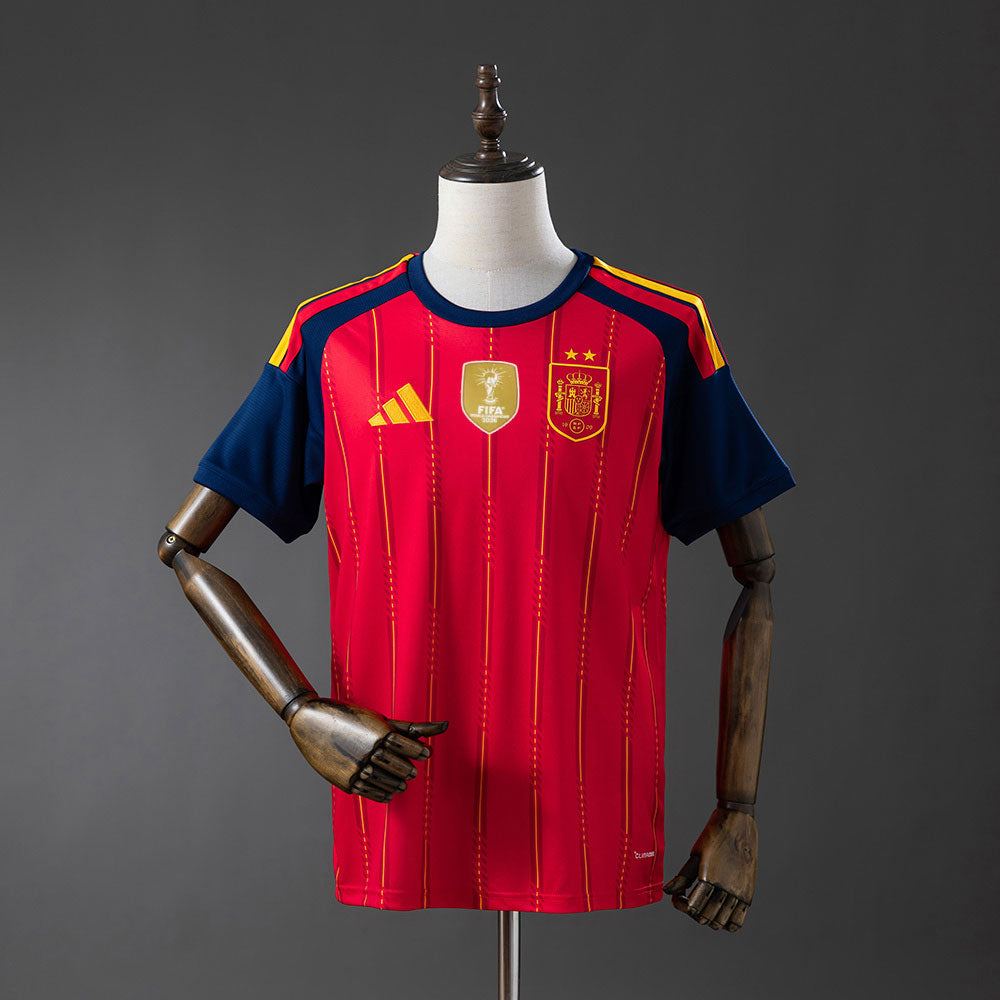 2026 Spain Home 2-Star Champions Edition Jersey