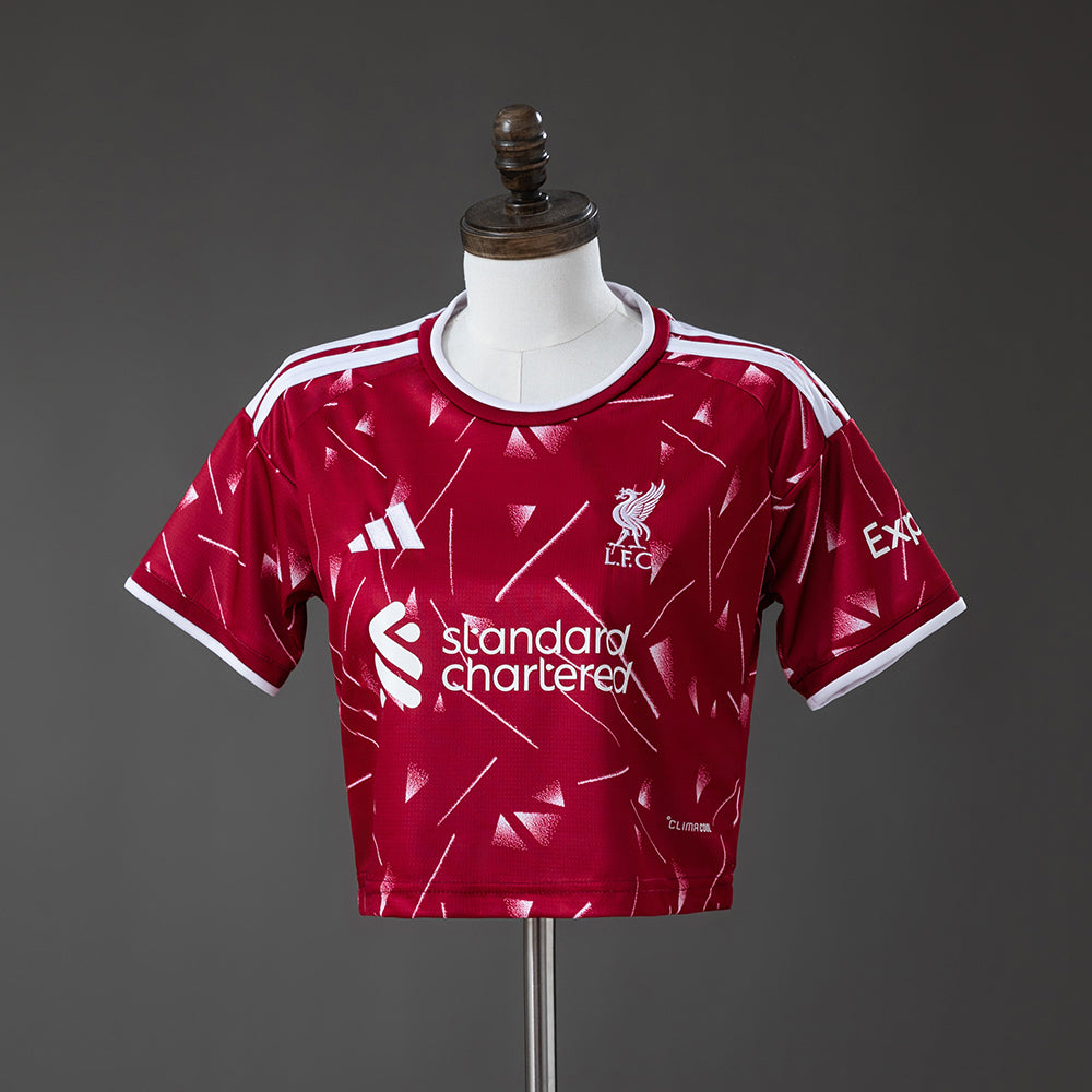 26/27 Liverpool Home Women's Crop Jersey