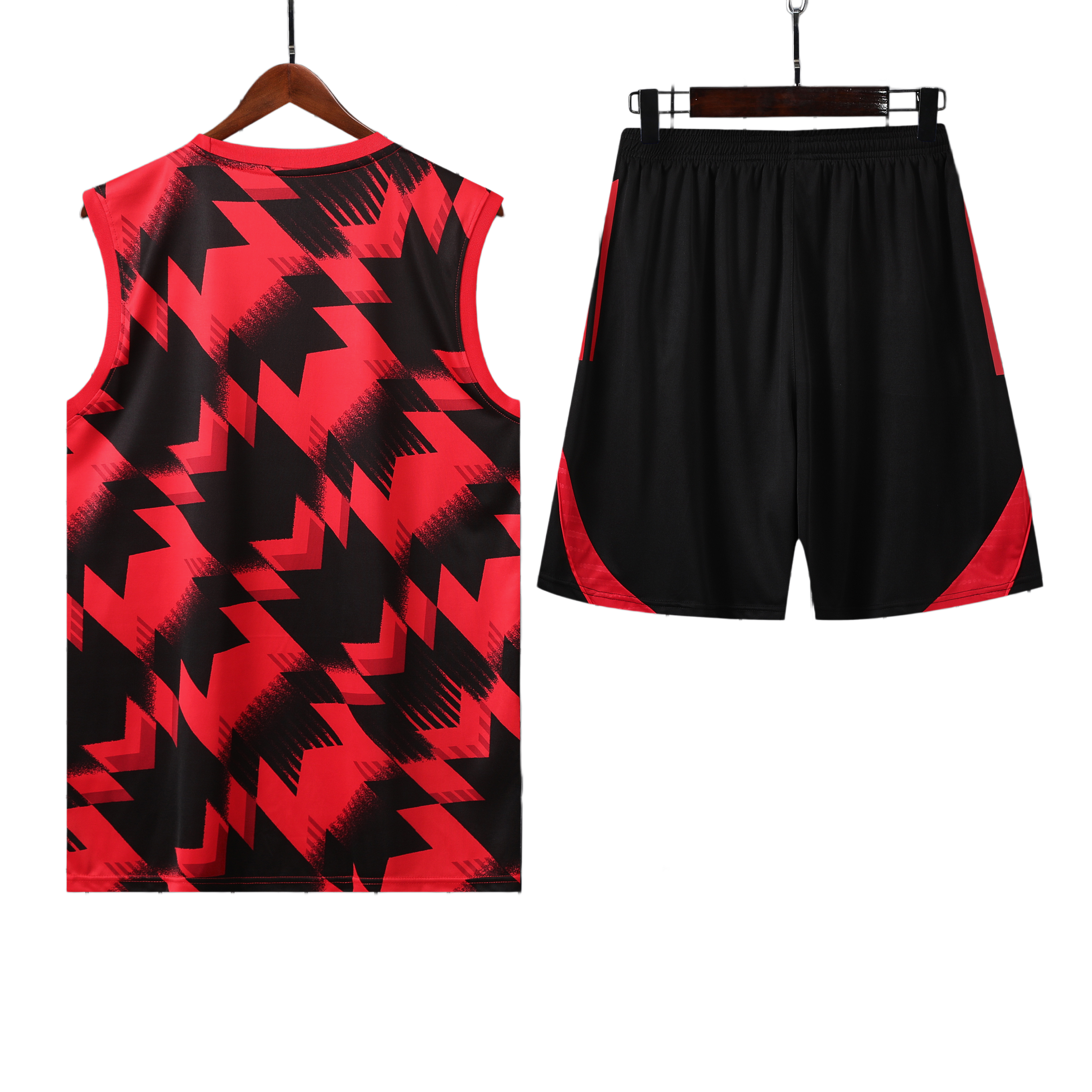 25/26 Manchester United Red & Black Vest Kit