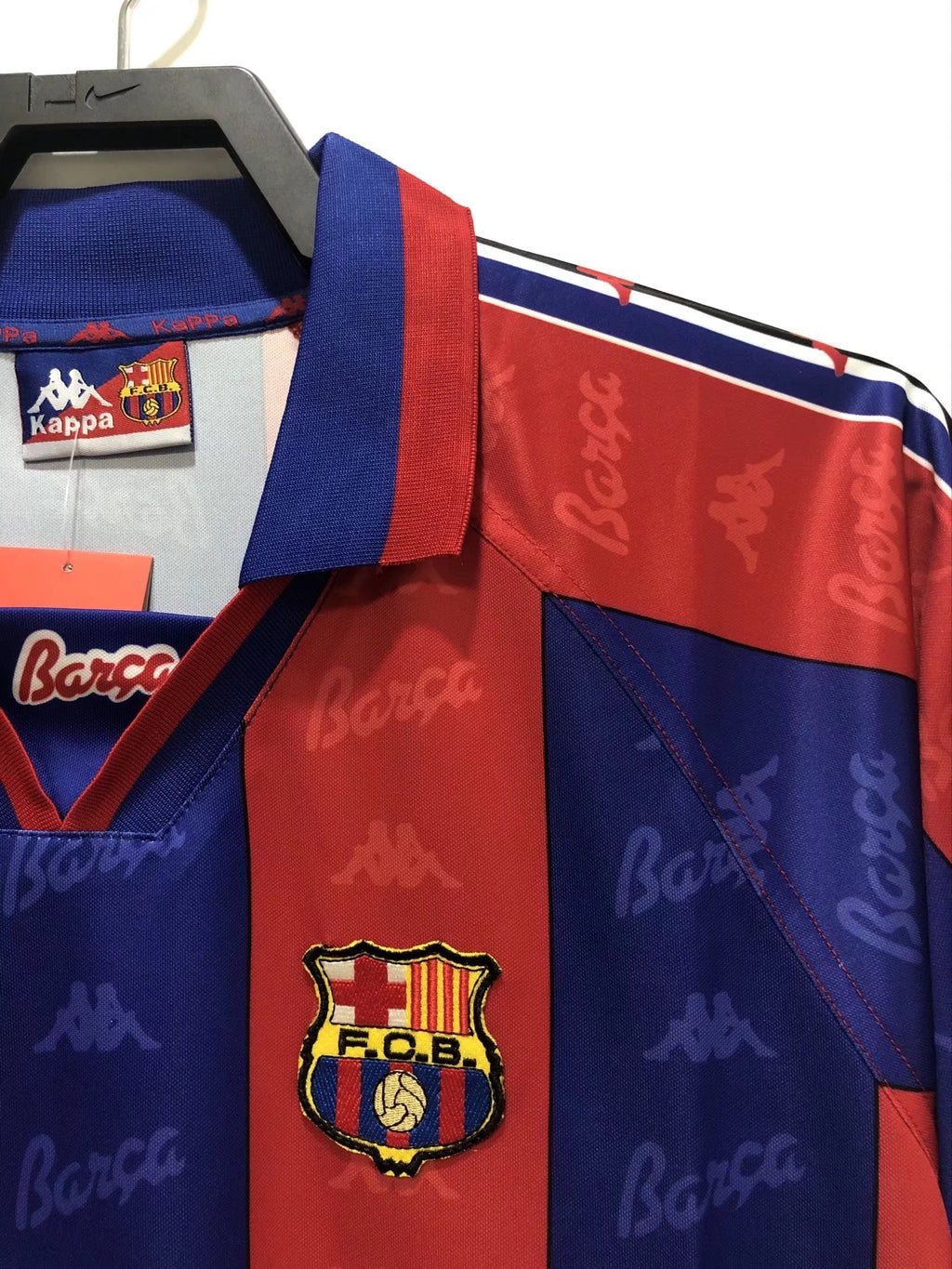 96/97 Barcelona Home Long Sleeve Retro Jersey