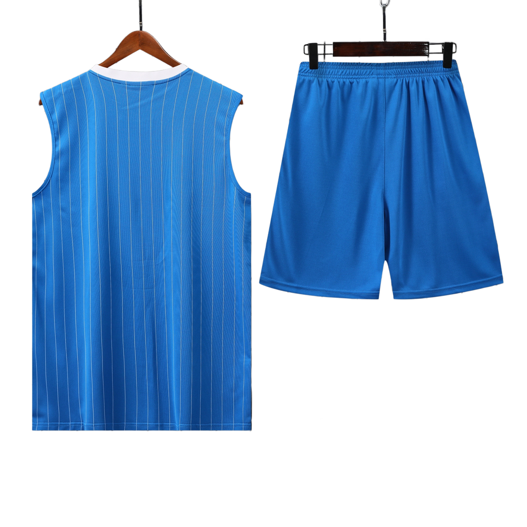 25/26 Real Madrid Blue Striped Vest Kit