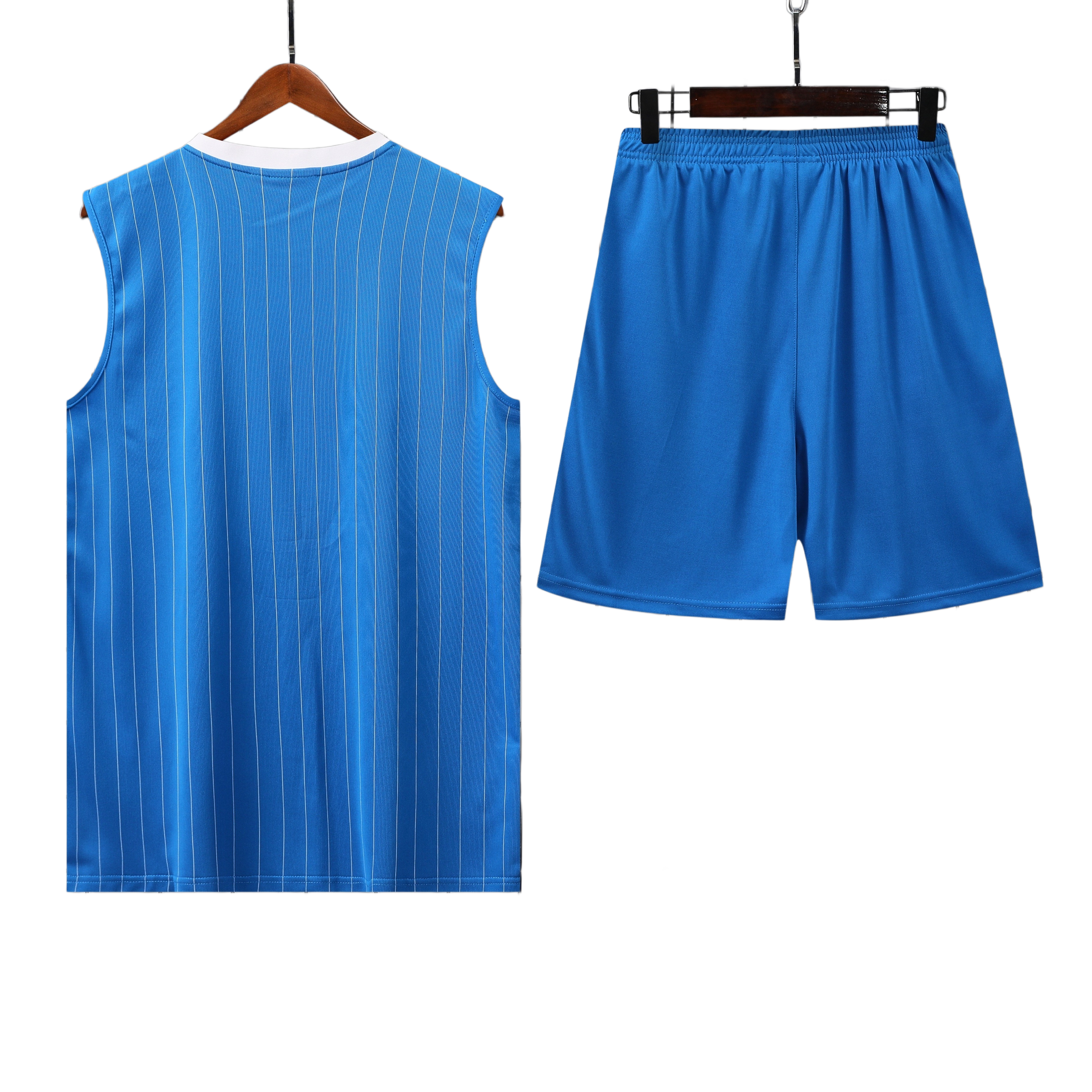 25/26 Real Madrid Blue Striped Vest Kit