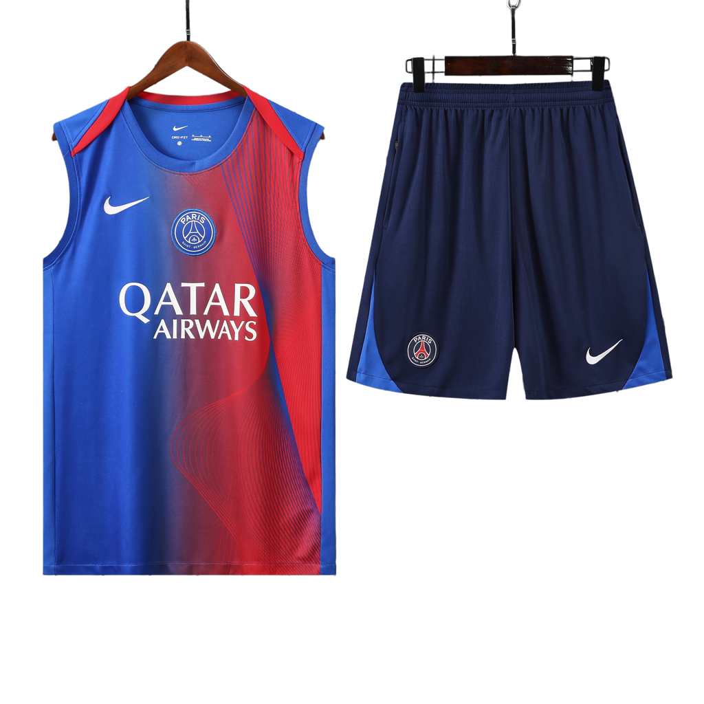 25/26 PSG Red Blue Vest Kit