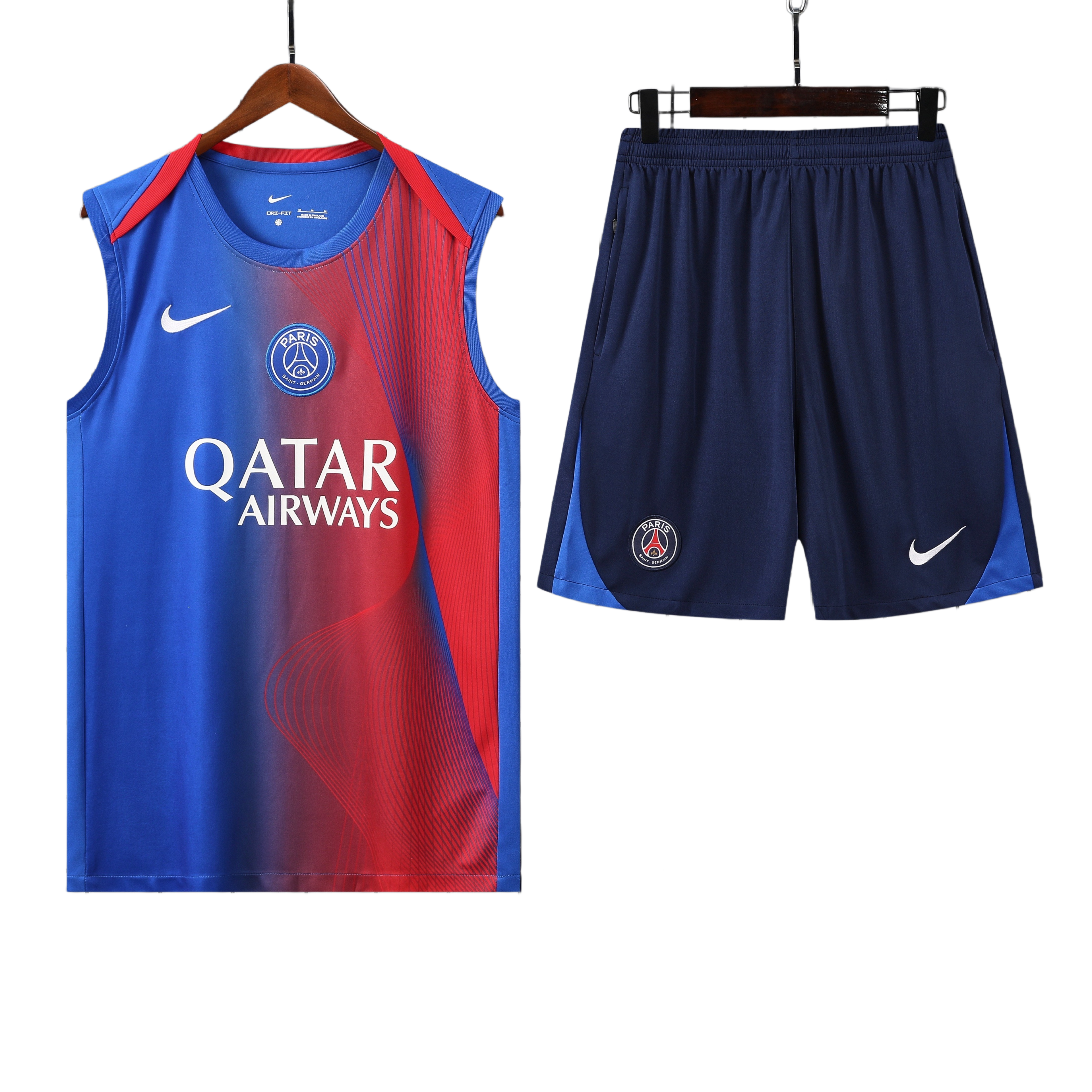 25/26 PSG Red Blue Vest Kit