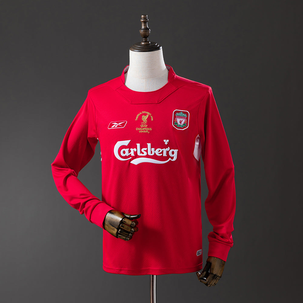 04/05 Liverpool Home Long Sleeve Retro Jersey