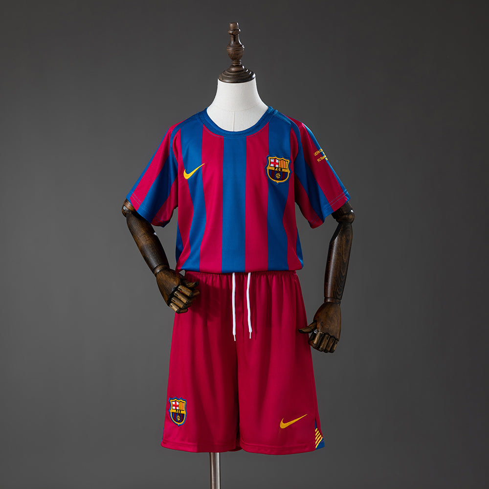 05/06 Barcelona Home (UEFA Champions League) Retro Kids Kit