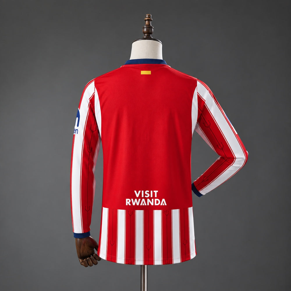 26/27 Atletico Madrid Home Jersey Long Sleeve