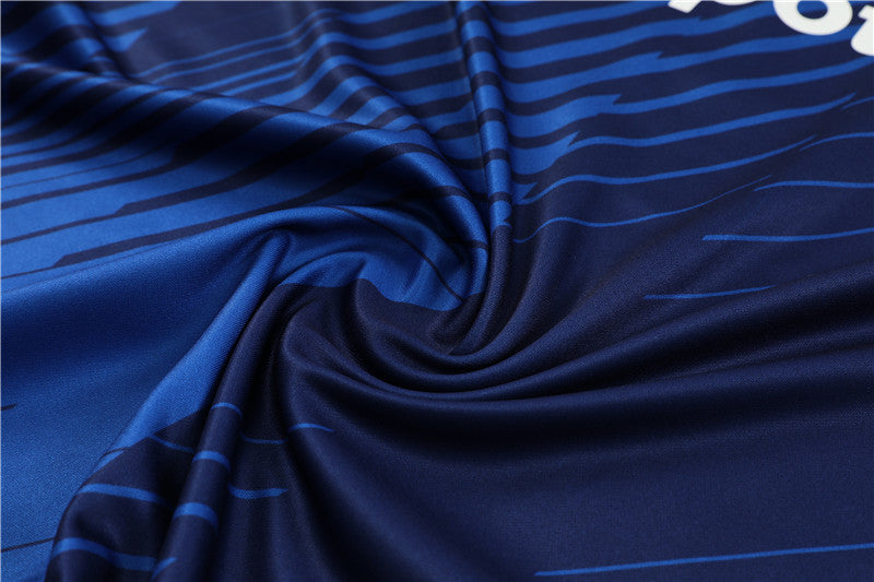 Barcelona Blue Color Camouflage Style Tracksuit