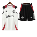 25/26 Manchester United White & Red Vest Kit