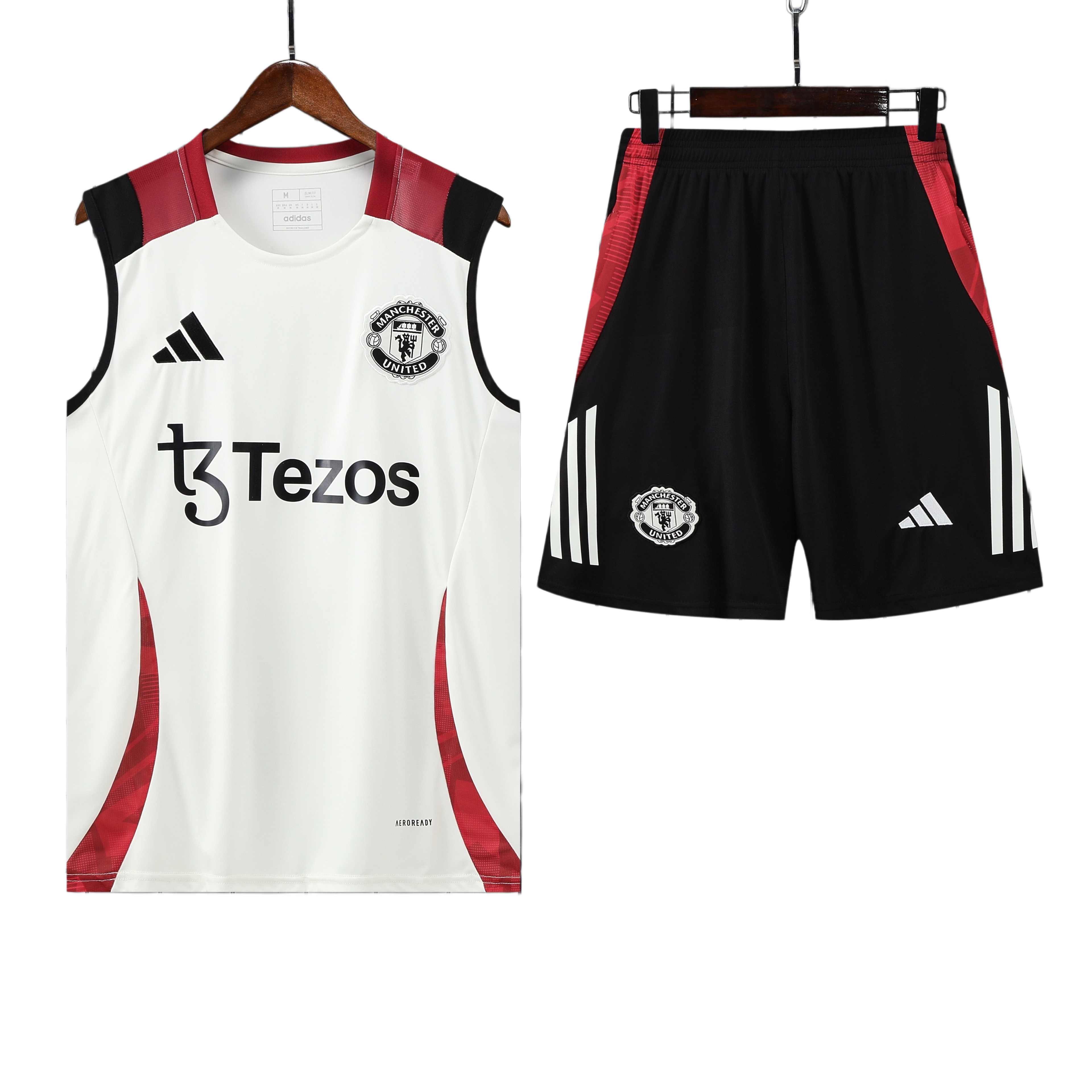 25/26 Manchester United White & Red Vest Kit