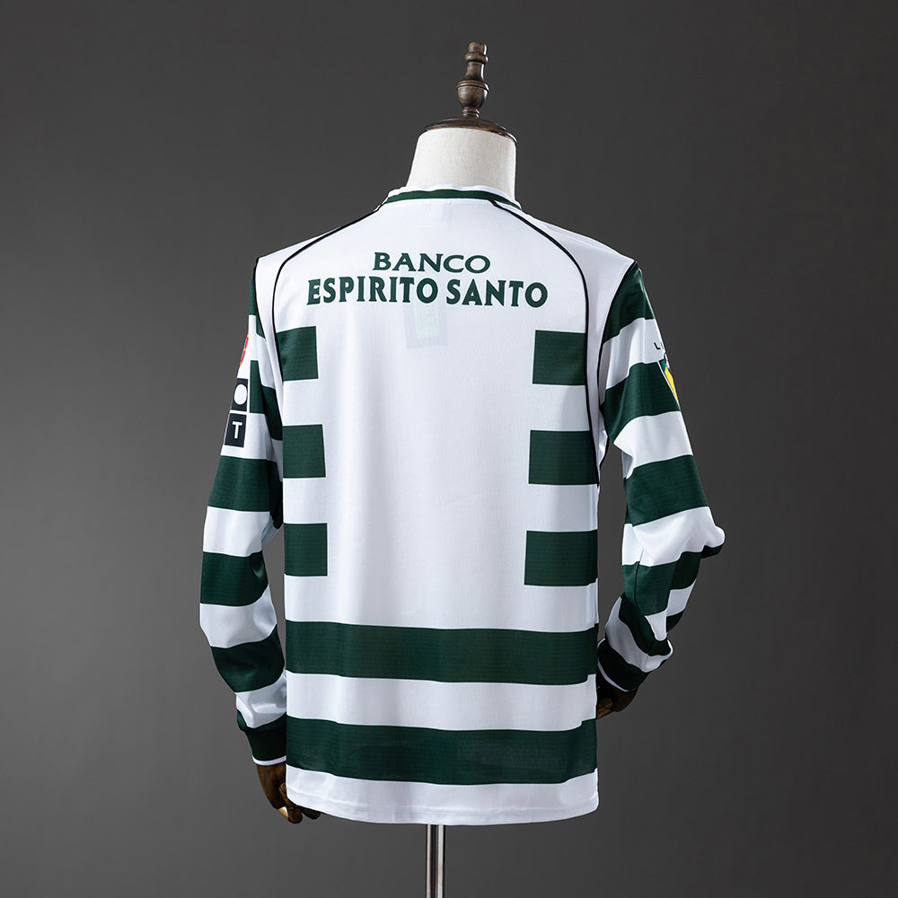 01/03 Sporting CP Home Long Sleeve Retro Jersey