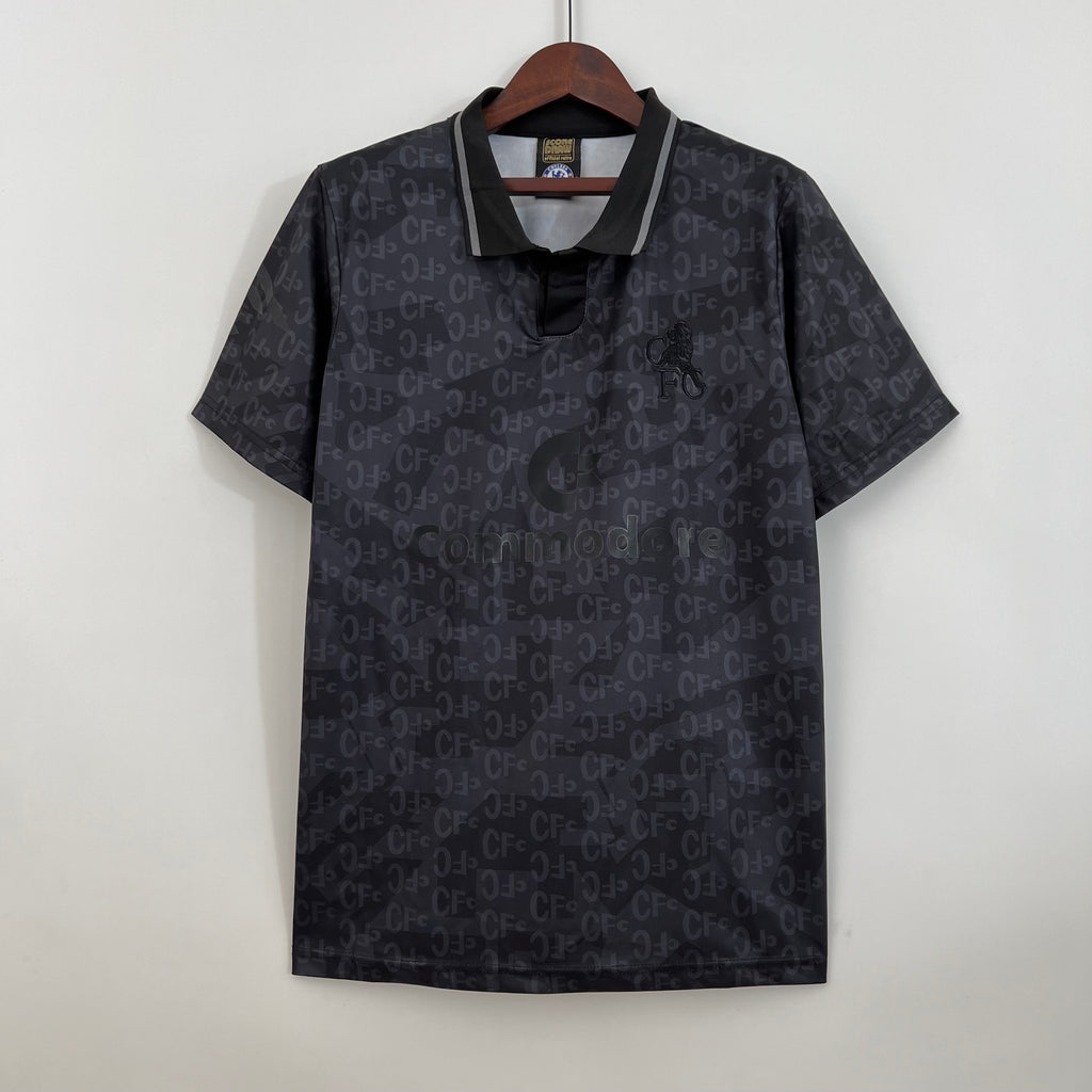 1990 Chelsea Retro Jersey Black