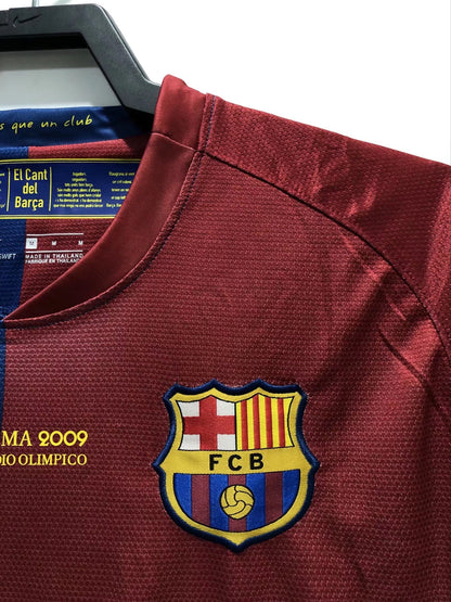 08/09 Barcelona Home Champions League Edition Retro Jersey
