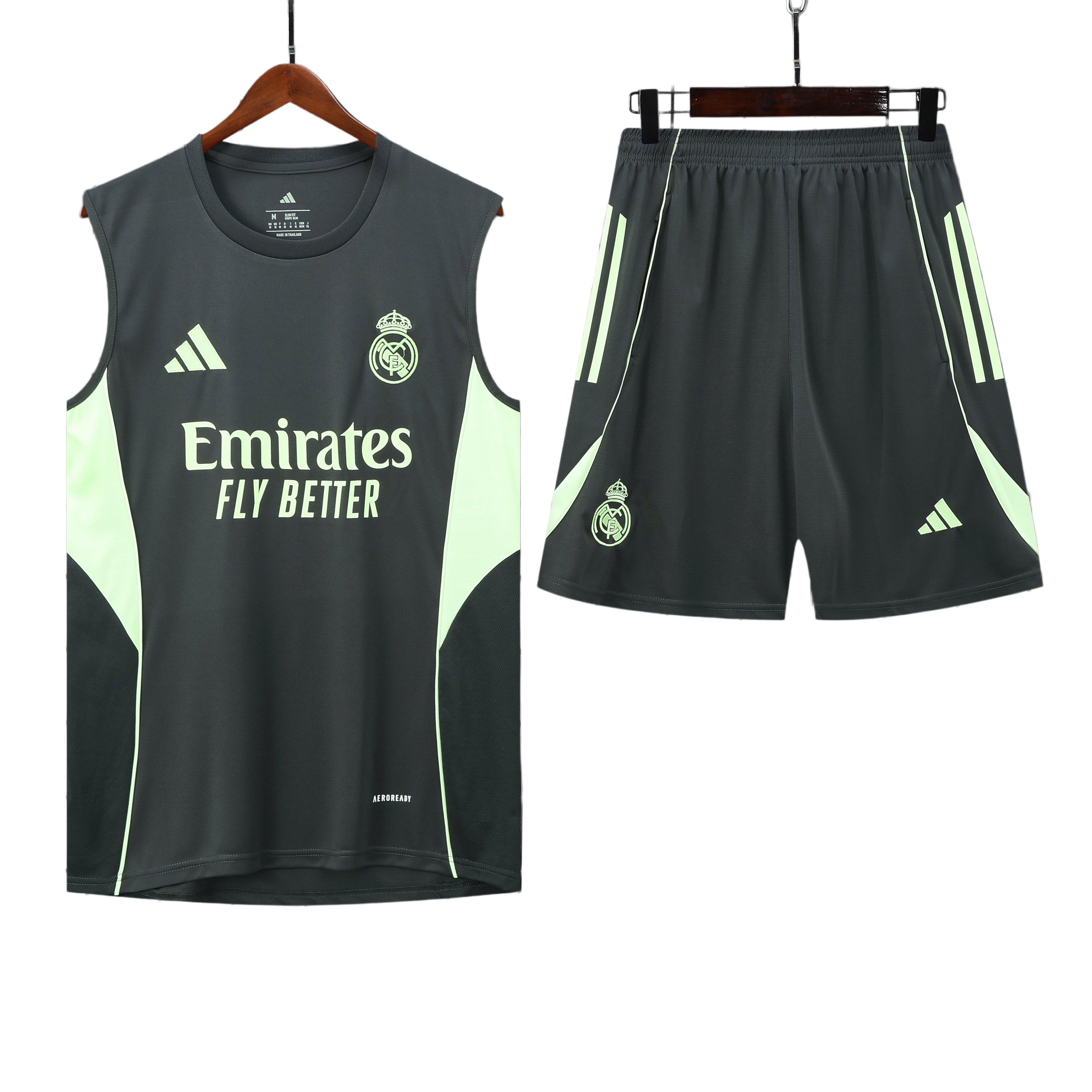 25/26 Real Madrid Dark Grey Vest Kit
