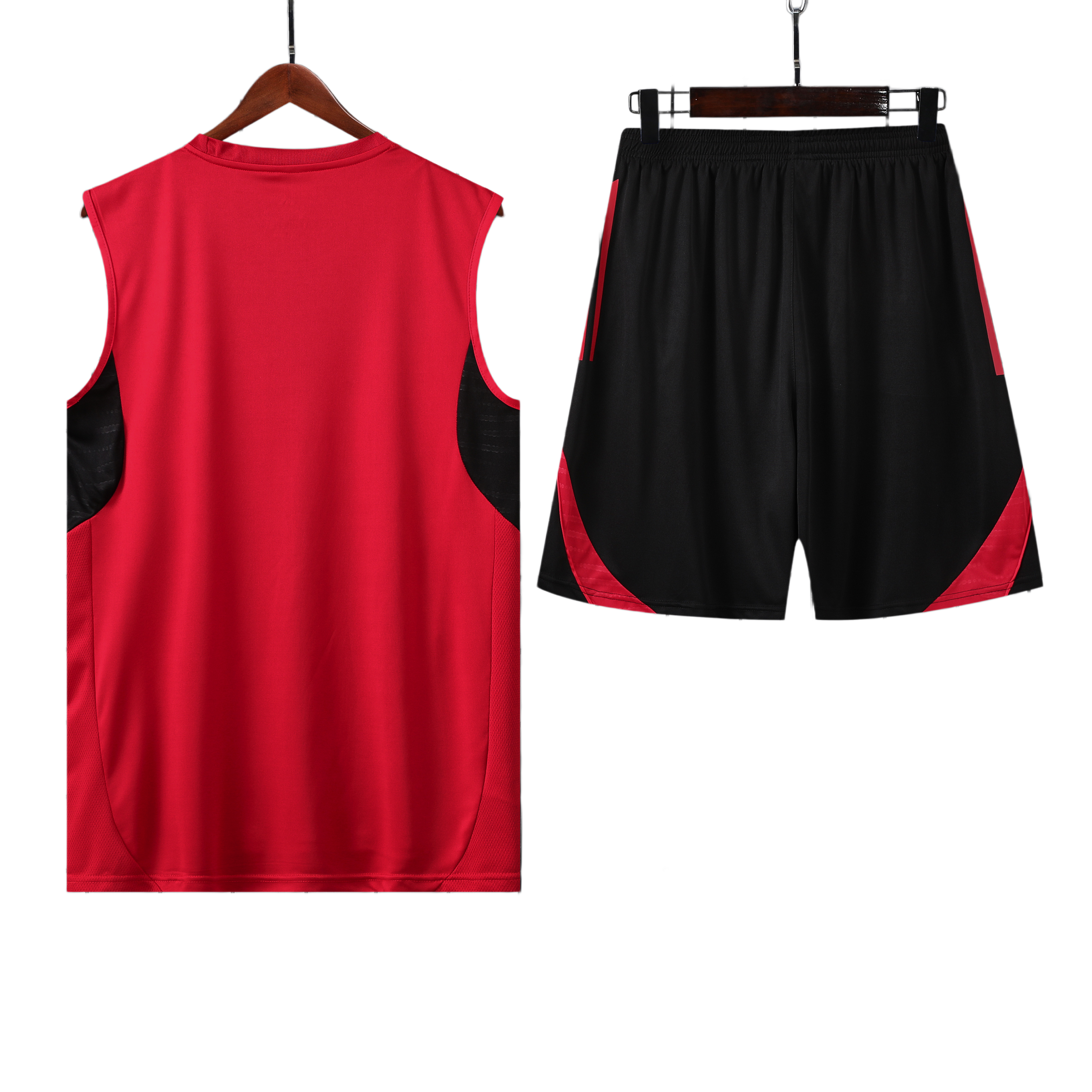 25/26 Manchester United Red Black Vest Kit