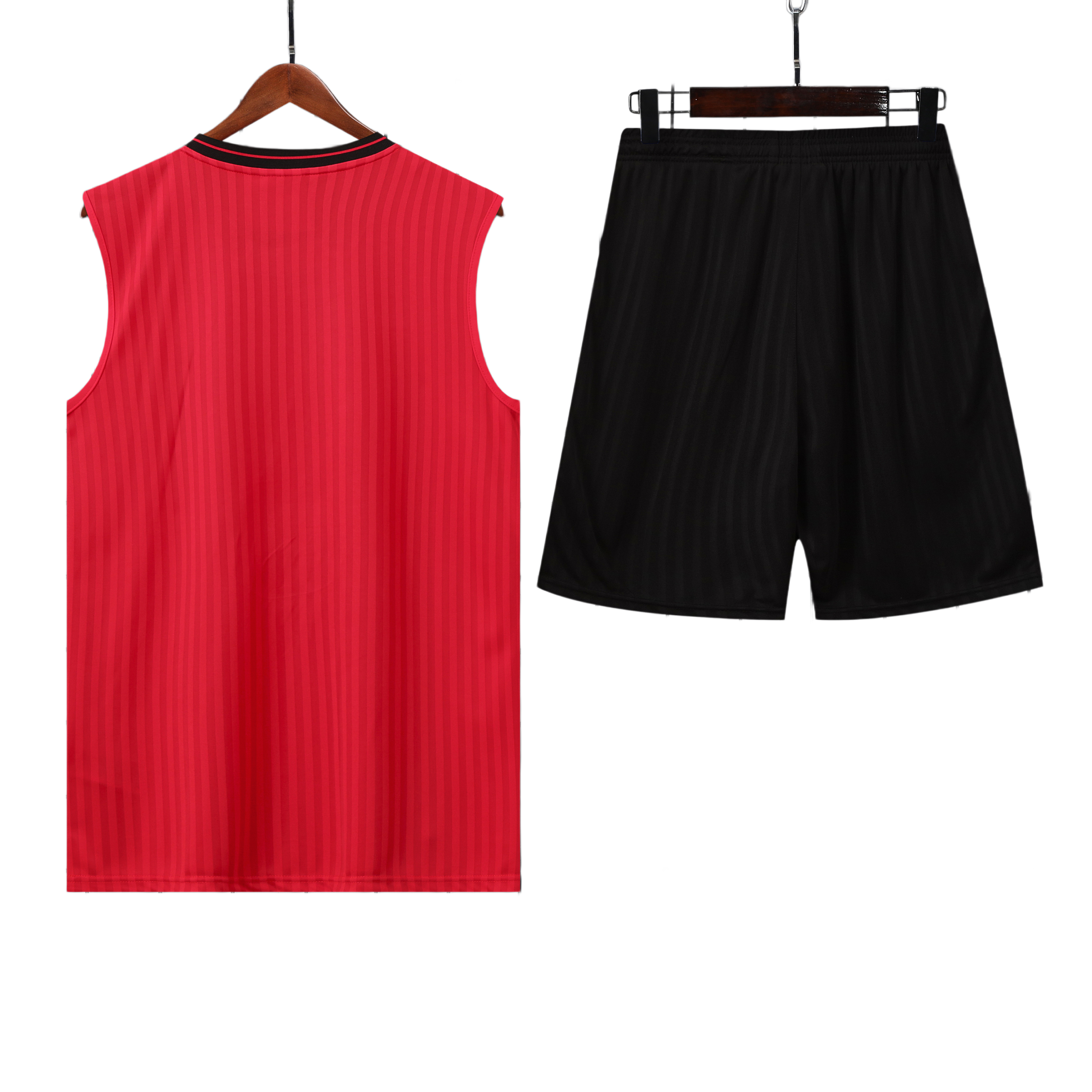 25/26 Flamengo Red Striped Vest Kit
