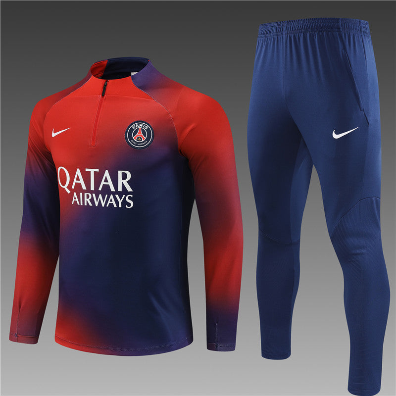 Paris Red And Blue Camouflage Tracksuit