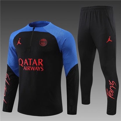 Jordan Paris Black With Colorful Orchid Tracksuit
