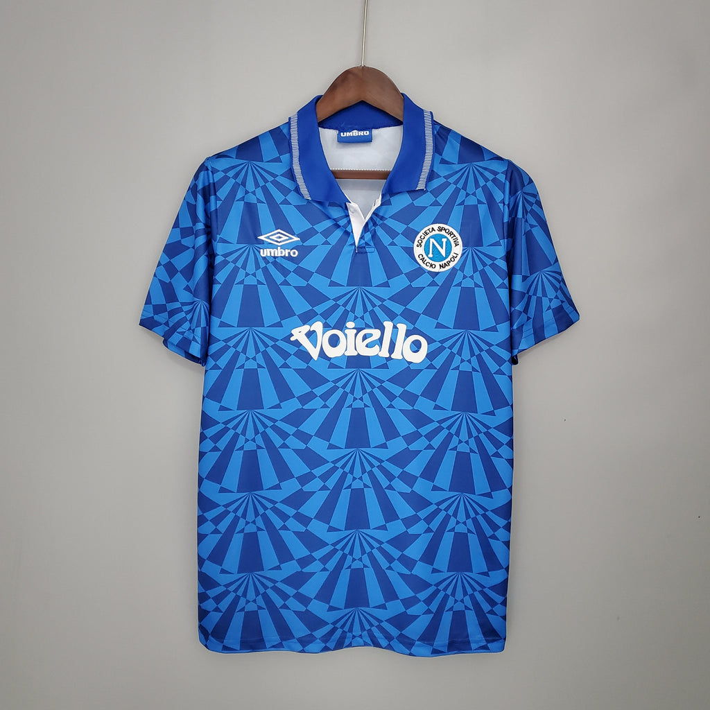 91/93 Napoli Home Retro Jersey