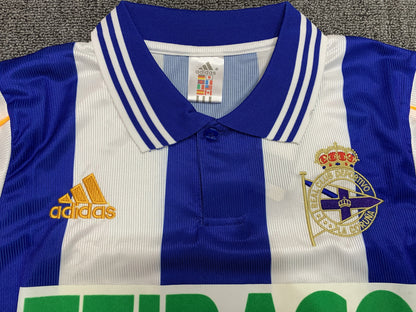 1999-00 Deportivo La Coruna Home Retro Jersey
