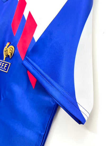 1990 France Home World Cup Retro Jersey