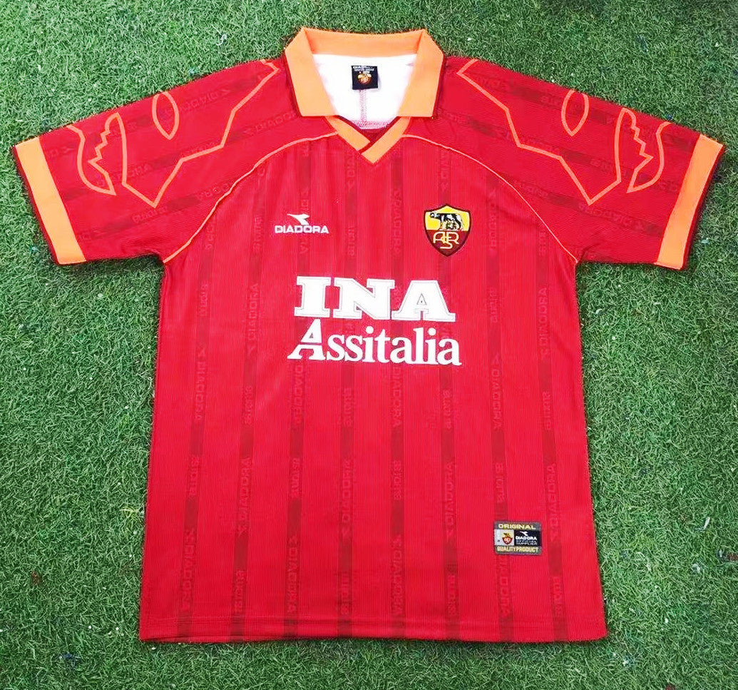 99/00 Roma Home Retro Jersey