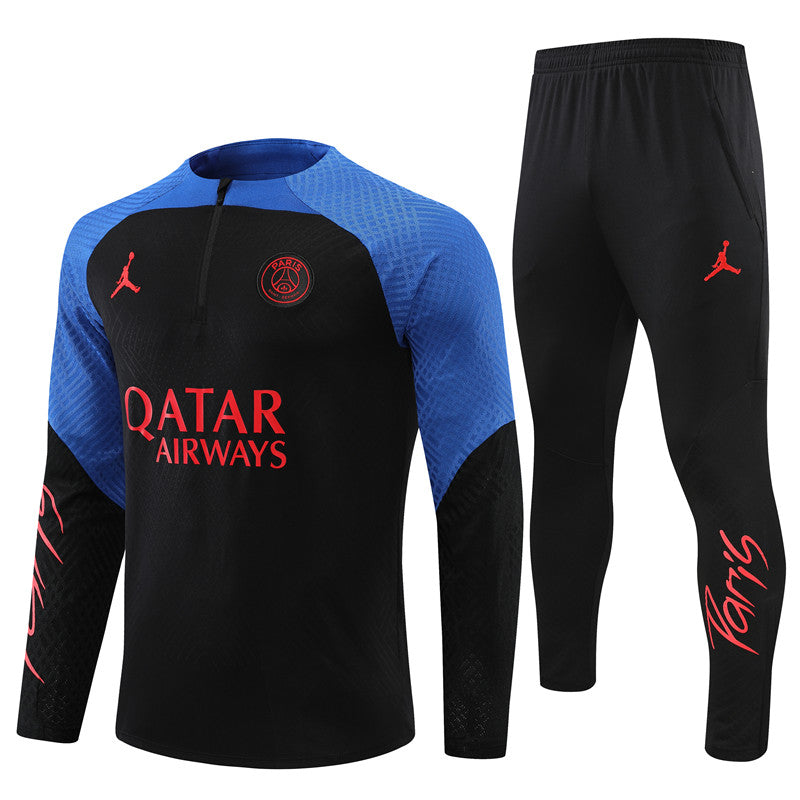 Jordan Paris Black With Colorful Orchid Tracksuit