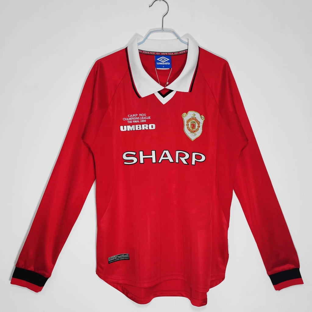 99/00 Manchester United Home Long Sleeve Jersey