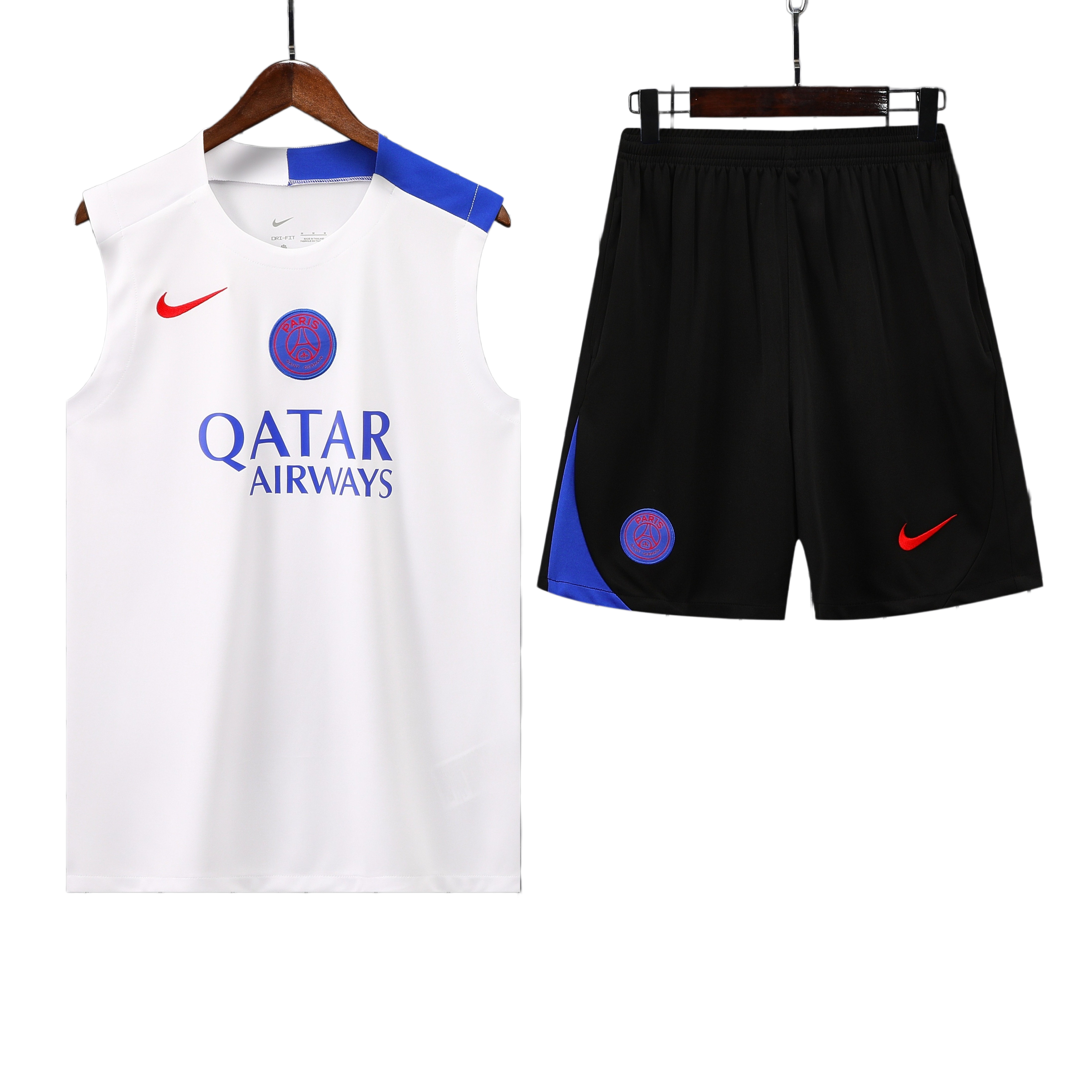 25/26 PSG White Blue Vest Kit