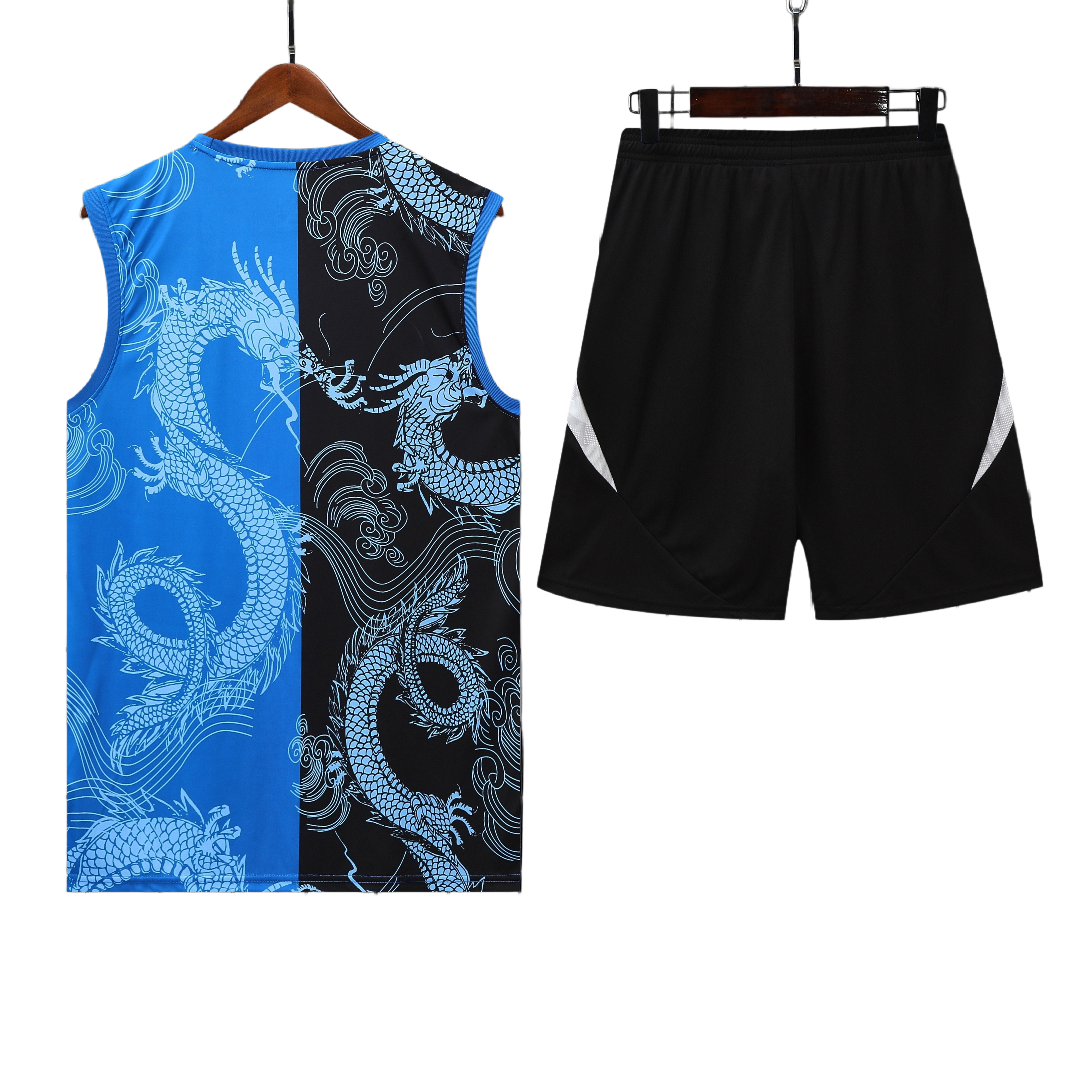 25/26 Real Madrid Black & Blue Vest Kit