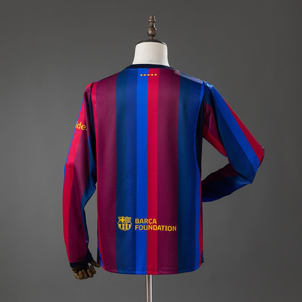 26/27 Barcelona Home Long Sleeve Jersey