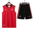 25/26 Flamengo Red Striped Vest Kit