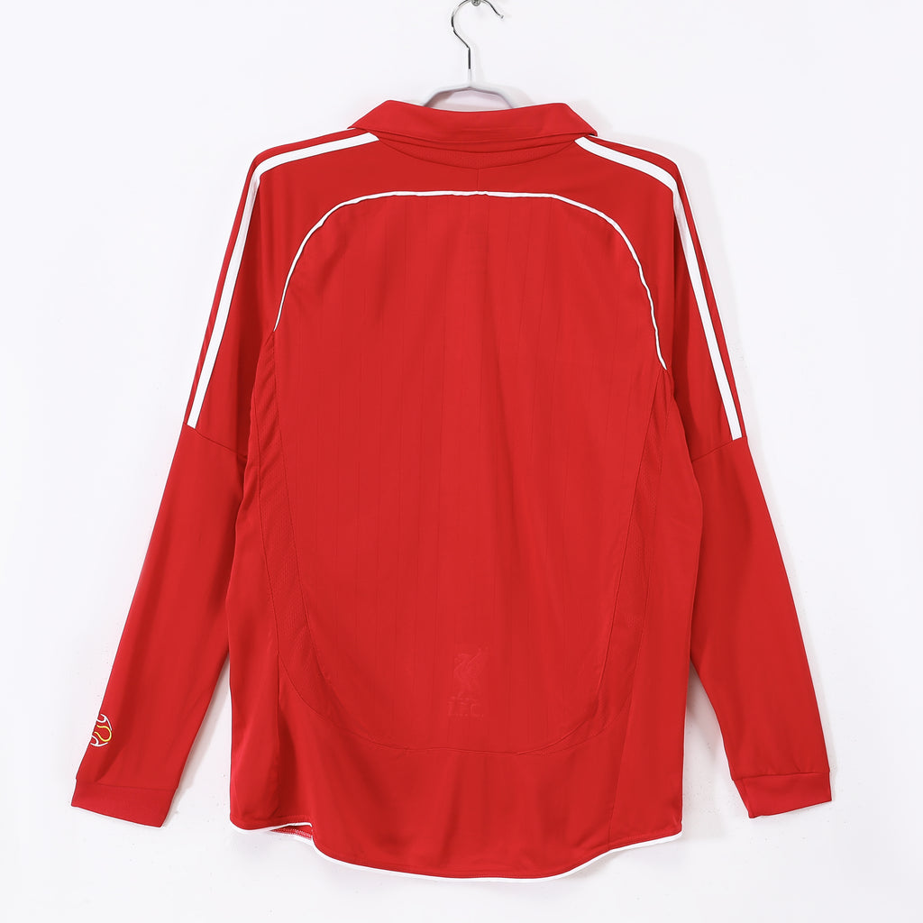 06/07 Liverpool Home Long sleeved Jersey