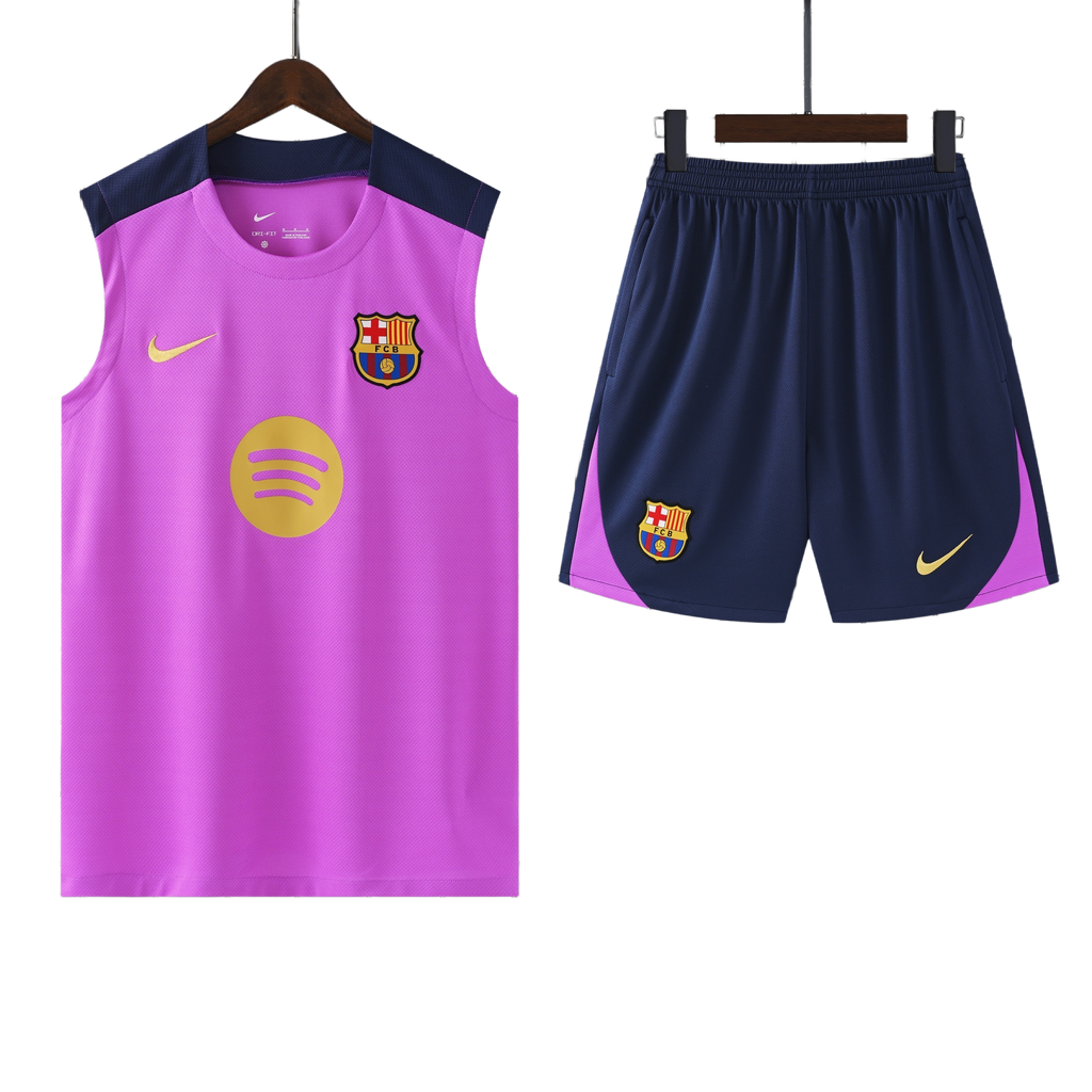 25/26 Barcelona Pink Vest Kit