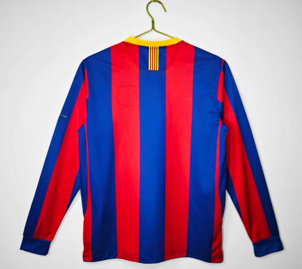 10/11 Barcelona Home Long Sleeve Jersey