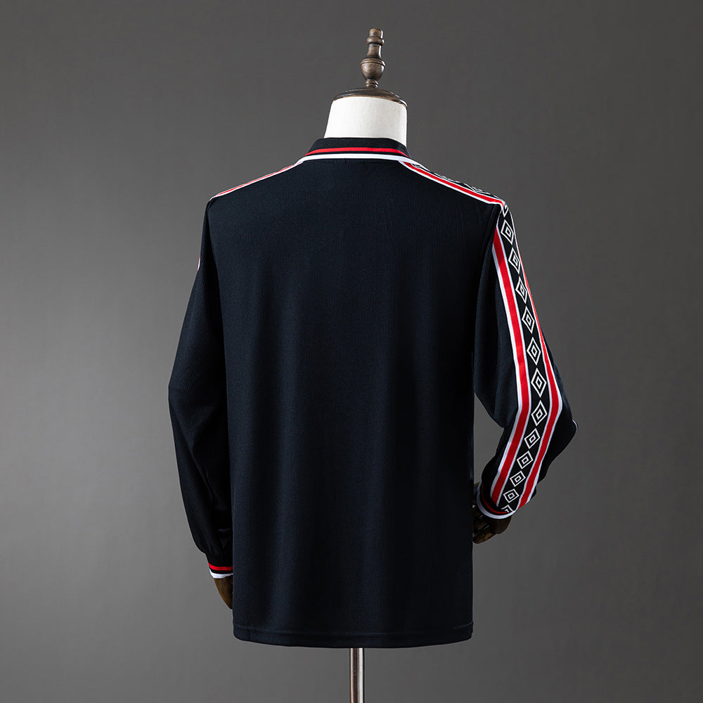 98/99 Manchester United Third Black Long Sleeve Retro Jersey