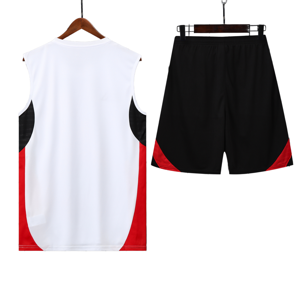 25/26 Manchester United White/Red Vest Kit
